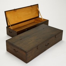 Antique Vintage Wooden Under Bed Storage Chests Trunks Coffee Tables