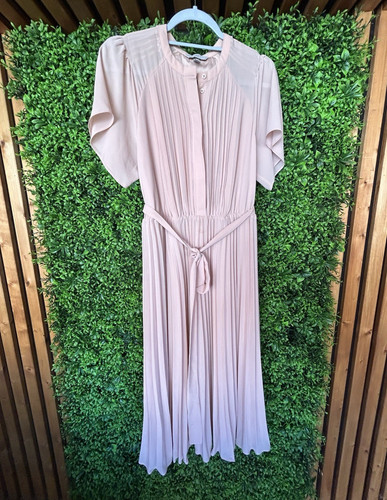 Women pink shirt dress - h&m,