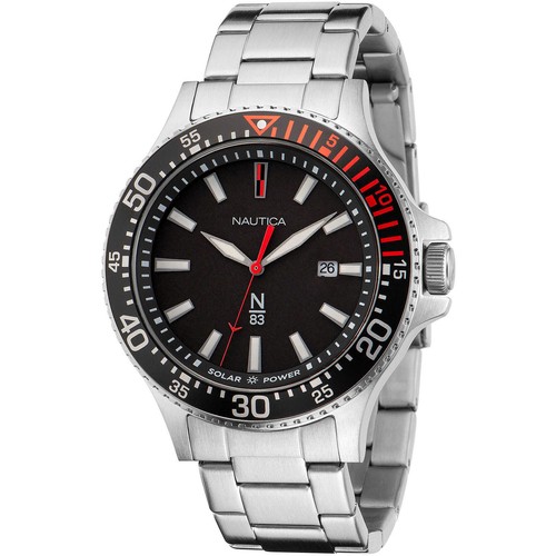 Solar mens wristwatch - wristwatch, nautica