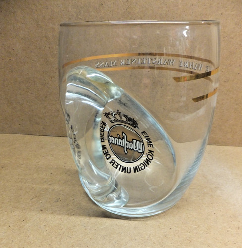 Warsteiner beer stein glass - stein, 1