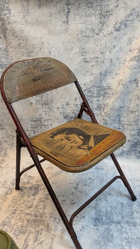 Vintage folding chair - vintage,