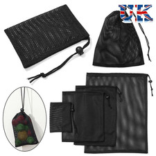 Multi Purpose Home Stuff Sack Mesh Drawstring Bag Storage Bag Laundry Bag