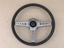 MG MIDGET / MGB ORIGINAL 15" STEERING WHEEL & BOSS, 3 SPOKE WITH 5 STAMPED HOLES