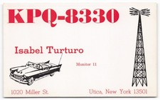 Vintage 1960s CB Radio QSL