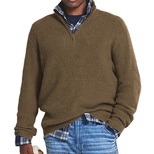 Mens ribbed jumper sweater - jumper,