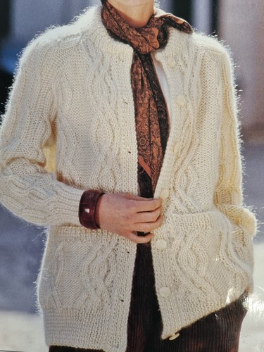 Knitting pattern womens cable - womens,
