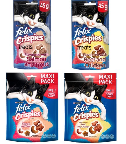 Felix crispies cat treats - crispies,