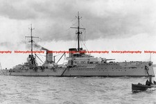 F028447 British forces tow salvaged battlecruiser Von der Tann from Scapa Flow 1