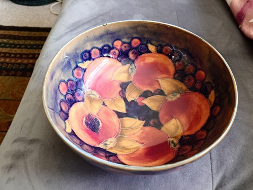 Moorcroft pomegranate bowl - moorcroft,