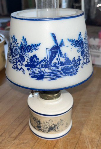 Small parafin lamp blue - blue, &