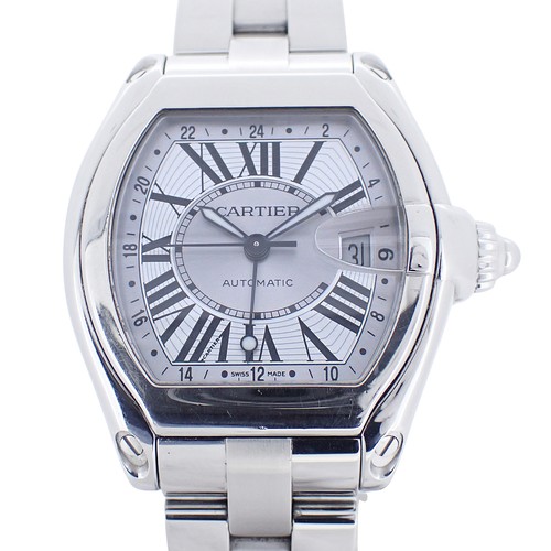 Cartier roadster gmt w62032x6 - cartier,