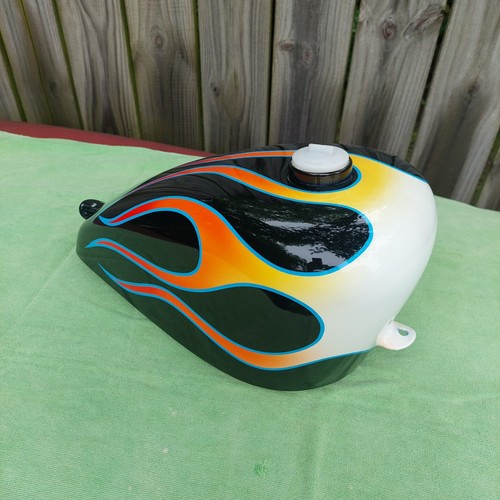 Custom painted harley - custom,