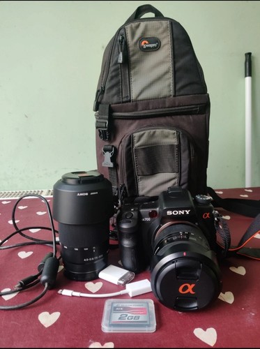 Sony a700 dslr - camera, 75-300mm