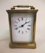 Antique Brass Carriage Clock -