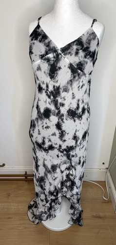 Primark black white tie - black,