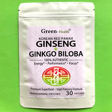 KOREAN RED GINSENG GINKGO BILOBA COGNITIVE FUNCTION MEMORY FOCUS NATURAL  HEALTH