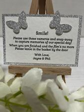 Wedding Disposable Camera Poem