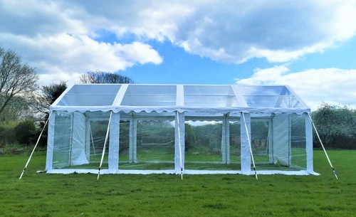 Clear roof marquee - marquee, heavy