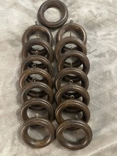 Brown Wooden Curtain Rod