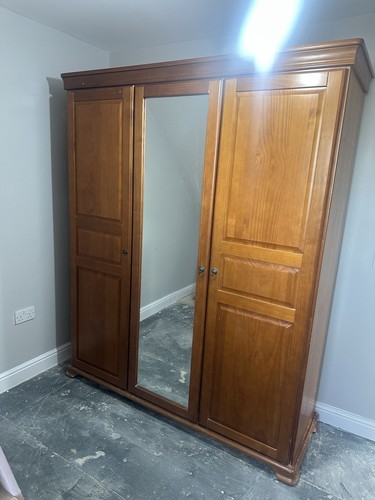 Cherry oak wardrobe with - oak,