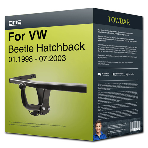 Towbar fixed for beetle - towbar,