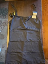 Maidenform Womens Long Length Camisole, Black Xl