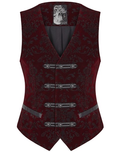 Punk rave mens vest - punk,