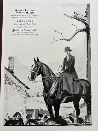 Side saddle riding habit - saddle,