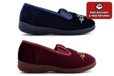 Womens wide fit slippers - womens,