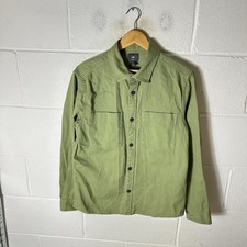 H&M Jacket Mens Small Green Chore Overshirt Oi Polloi Workwear Work Shacket