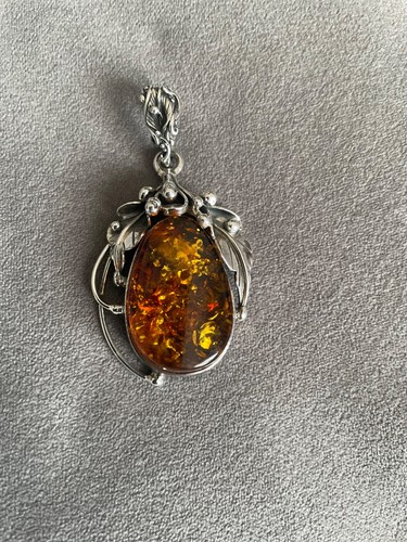 Vintage large polish silver - large,