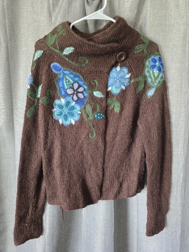 Rene derhy brown - rene, floral