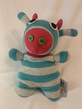 Socky Dolls Striped Microwave Beanie Plush Soft Toy Cow Teddy Toy 27cm High