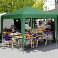 3X3Meter Instant Heavy Duty Pop up Gazebo, Folding Garden Camping Party Tent Can