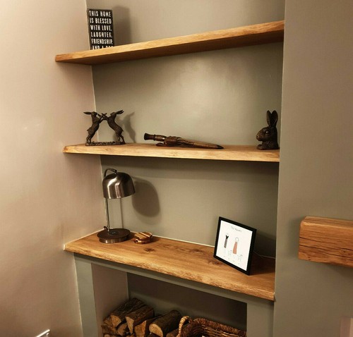 Solid oak shelves - shelves,