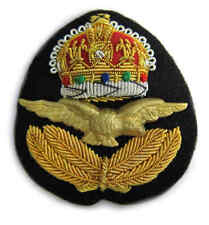 RAF Cap Badge Officer WW1 1918 into early WW2 Royal Air Force KC WWII WWI New 