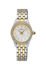 Seiko Women's Two Tone Bracelet Watch | 26mm | Water Resistant | SUR540P1