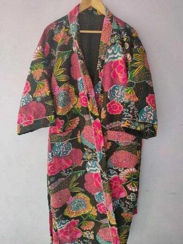 Indian handmade kantha jacket - indian,