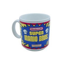 Vintage Super Mario Bros Mug NintendoTwo Teas Please Retro 90s 1992 White
