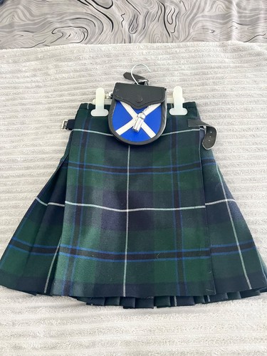 Kids kilt and sporran - kilt, bought