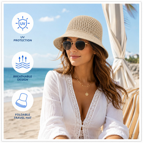 Womens summer bucket hat - womens,