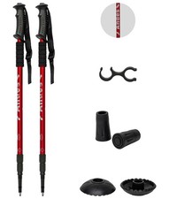Andes Antishock Hiking/Walking Poles - RED- Brand New - Box is damaged