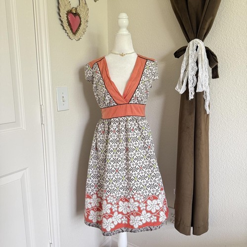 Minuet floral tie detail dress - detail,