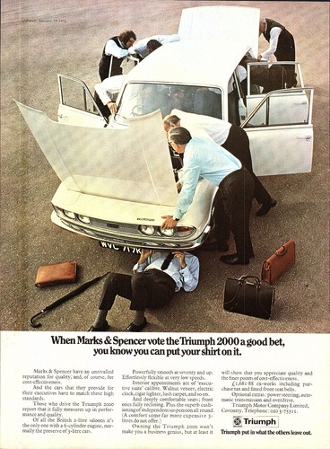 1972 advert triumph 2000 - 1972,