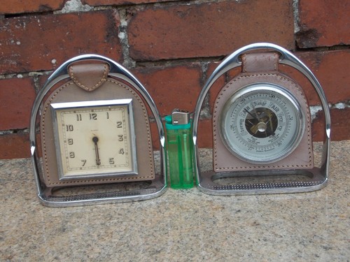 Vintage stirrup desk - vintage, clock