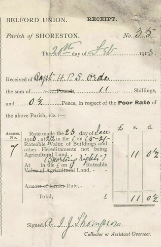 Belford union 1913 - belford, parish