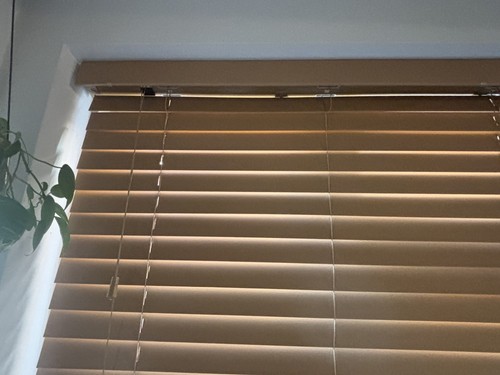 Oak faux wooden - wooden, blinds