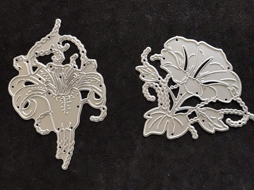 Tropical flowers floral metal