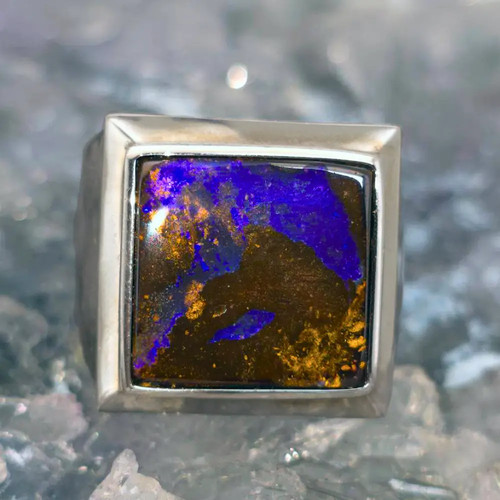 Queensland boulder opal - boulder,
