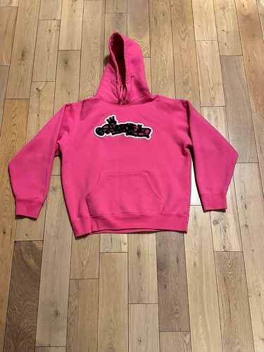 Supreme handstyle hoodie pink - supreme,